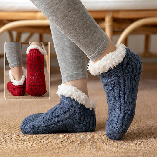 Winter Knitted Plush Floor Socks Home Warm Non-slip Carpet Socks Women 5223fb0e 0656 45da 84c2 b4d7ac103243