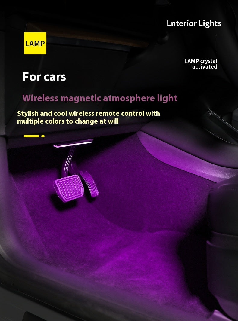Car Atmosphere Light Car Interior Retrofitting Wireless Magnetic Led Atmosphere Light 52338ec6 a654 4e3c b639 ecf7de526d5b