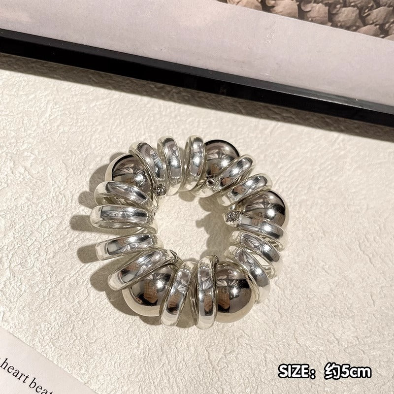 Telephone Wire Hair Ties Hair Rope Hair-binding High Elasticity Not Tight Hair 523d1205 0f20 4f56 a99f bc1a5887b29c