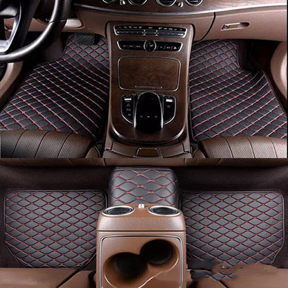 Universal Right Rudder Foot Pad Leather Quilted Embroidered Full Surround 523e1bed 1869 427b 8e16 243d4d56588d