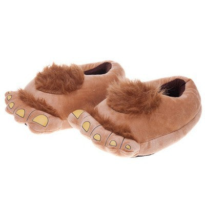 Creative Hobbit Plush Cotton Slippers Men's Plus Size Package Root New Platform Warm Shoes 525b0a56 26c2 499d b38d 1ed866e16d