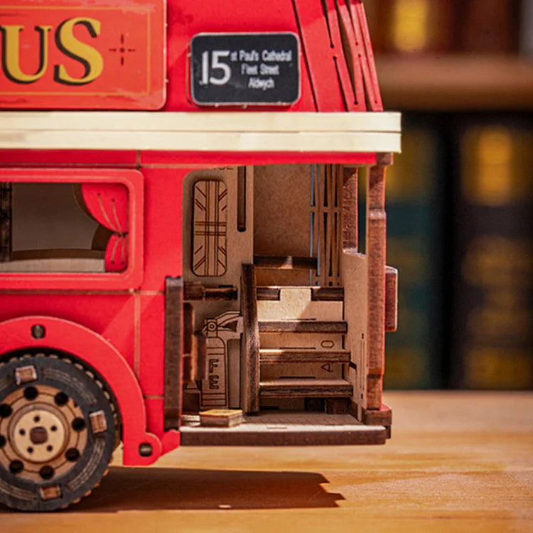 Rolife London Tour Bus Car 3D Wooden Puzzle Model Toy Teens Birthday Gift 5260e8cb a12d 426d 8e3a 2de3f8ce09c0