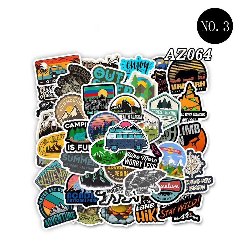 Color anime cartoon stickers cute suitcase decoration waterproof 5267965114274