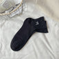 Bow Embroidered Short Thin Socks 526c9270 d38e 4219 8eac 1a9909f61a0c