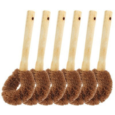 Coir brush long handle dishwashing brush 5270758237769