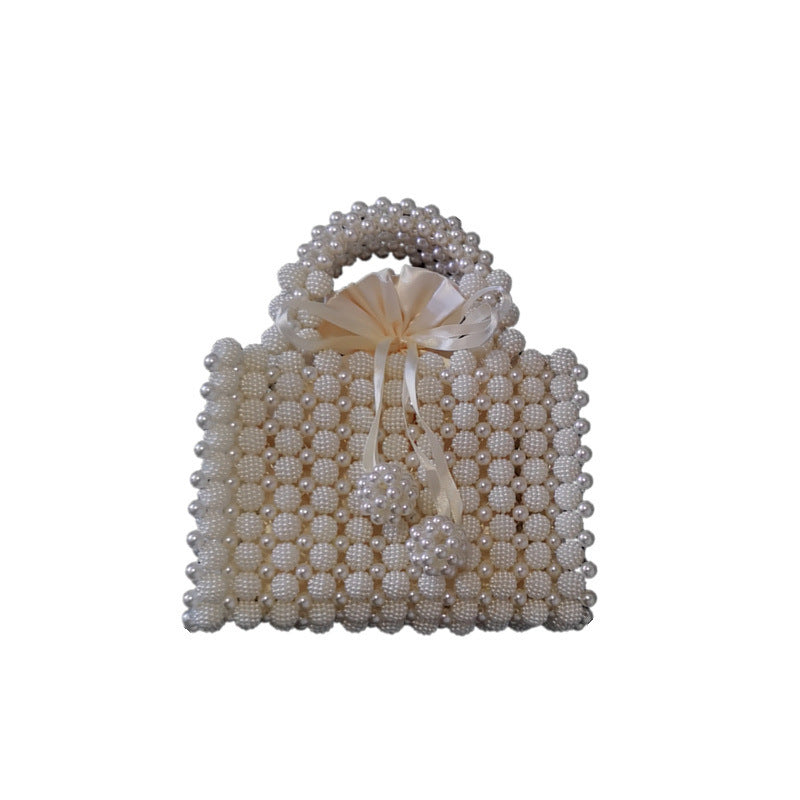 French niche bayberry ball hand-woven bag beaded bag pearl bag dinner handbag 527775344803