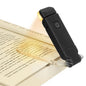 LED USB Rechargeable Book Reading Light Brightness Adjustable Eye Protection Clip Book Light Portable Bookmark Read Light 528