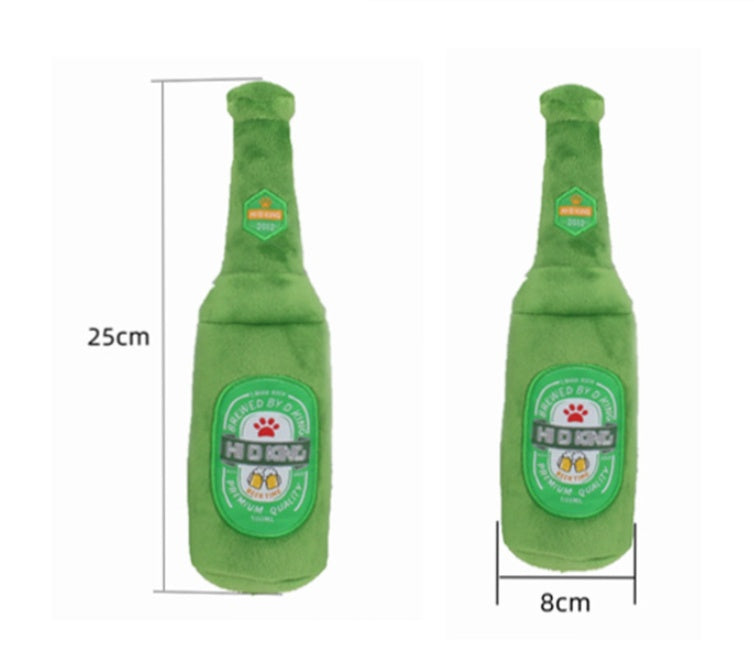 New Pet Supplies Sounding Plush Toy Creative Cartoon Simulation Beer Bottle Beer Mug Toy Dog Toy 528b2222 4240 4af5 8bd6 802b