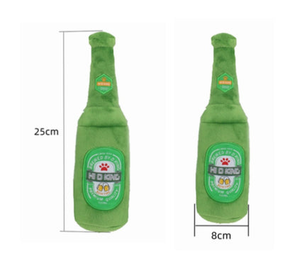 New Pet Supplies Sounding Plush Toy Creative Cartoon Simulation Beer Bottle Beer Mug Toy Dog Toy 528b2222 4240 4af5 8bd6 802b