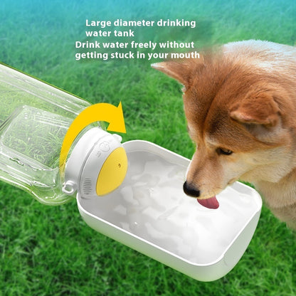 2 In 1 Dog Large Capacity Pets Out Drinking Pot Cat Water Dispenser Portable Water Cup Water And Food Integrated Bowl Pet Products - HD Wireless Product #5