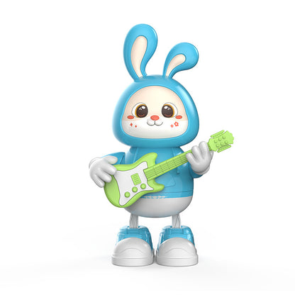 Electric Adorable Rabbit Guitarist Rabbit Coax Light Music Singing Dancing Children's Toy 52978087 a404 40c7 8e03 0bc04be5eed