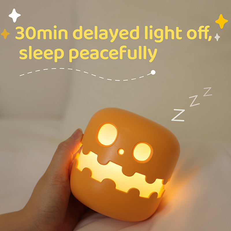 Pumpkin Lamp Bedside Halloween Funny Decoration Ambience Light For Bedrooms Living Room Decoration Kids Birthday Gift Hallowe