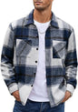 Men's High-end Thermal Plaid Padded Shirt Coat 52b702e2 98ea 4015 9652 0db1ff043dad fda4fb4a 826f 4c1b 91c8 f65606b083d9