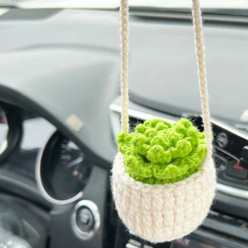 Car Plant Decoration Decoration Knitting Wool 52c8e871 fb84 44e7 9d93 860a9326c7da