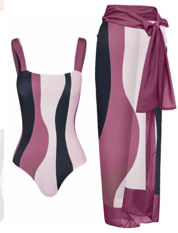 Siamese Conservative Belly Covering Beach Swimwear 52cab8f3 4a91 4991 a2bb bfd2bce97a85