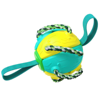 Interactive Dog Football Soccer Ball With Tabs Inflated Training Toy Outdoor Border Collie Balls Pet Products 52f15c14 0c23 4