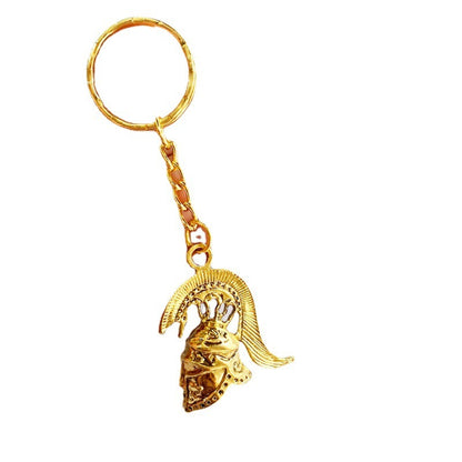 Retro 3D Stereo Roman Warrior Helmet Pendant Keychain 5302e4ef d51a 4fc4 ac02 5a9b410d2edc