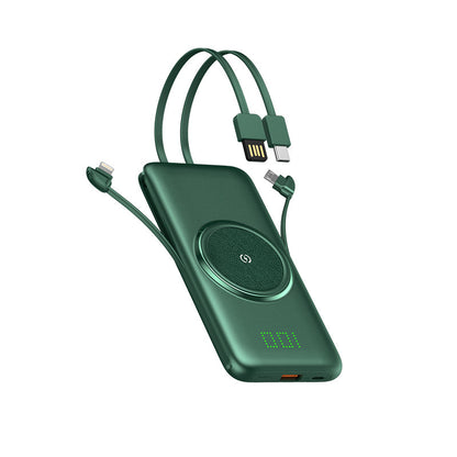 Large-capacity wireless power bank with cable 5306224734351