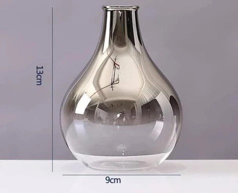 Silver Gradient Style Home Decoration Glass Vase 5308278276240