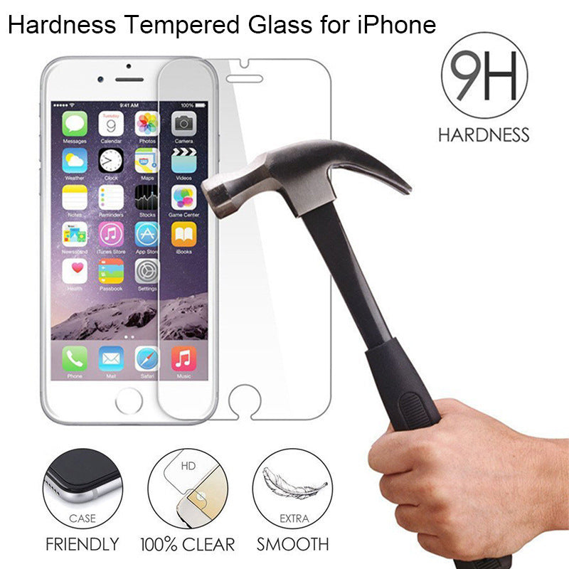Tempered Film Fine Hole Half-screen Non-full Screen Scratch-resistant White Film - 图片 6