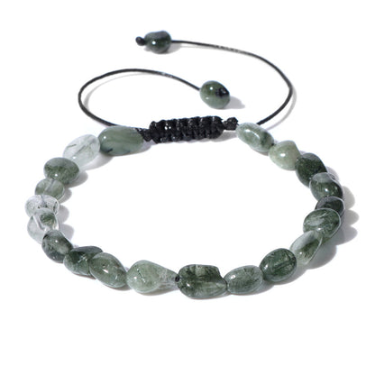 Natural Stone Traveling Irregular Beads Woven Bracelet 5319d556 de58 4b53 ac7e 5163b8366d5d
