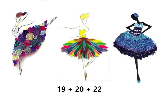 DIY Paper Craft Quill Art Kit 532979360686