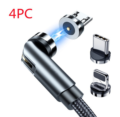 Essager Rotate Magnetic Cable 360 Degree USB Type C Charging Cable Fast Charging Magnet Charger 540 Rotate Micro Magnetic Cable - 图片 9