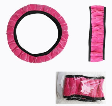 Car plush steering wheel cover 534379167564
