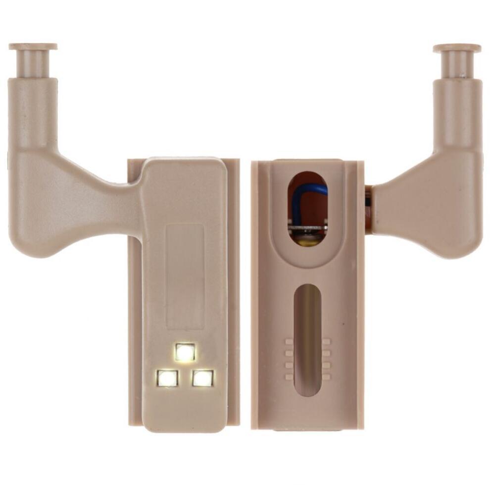 New Hot 10Pcs Unit Cabinet Cupboard Closet Hinge LED Light Lamp Emergency Helpful LED Sensor Light 5345326363920