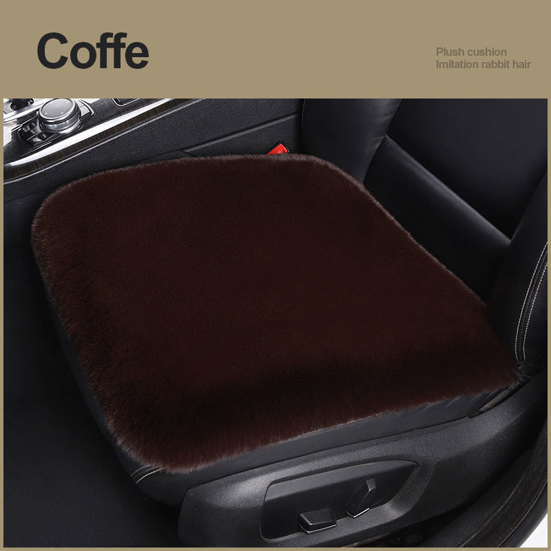 Car Seat Winter Plush Single Seat Square Cushion 53459e5a d4a9 4006 b84b 7512693ba4c1