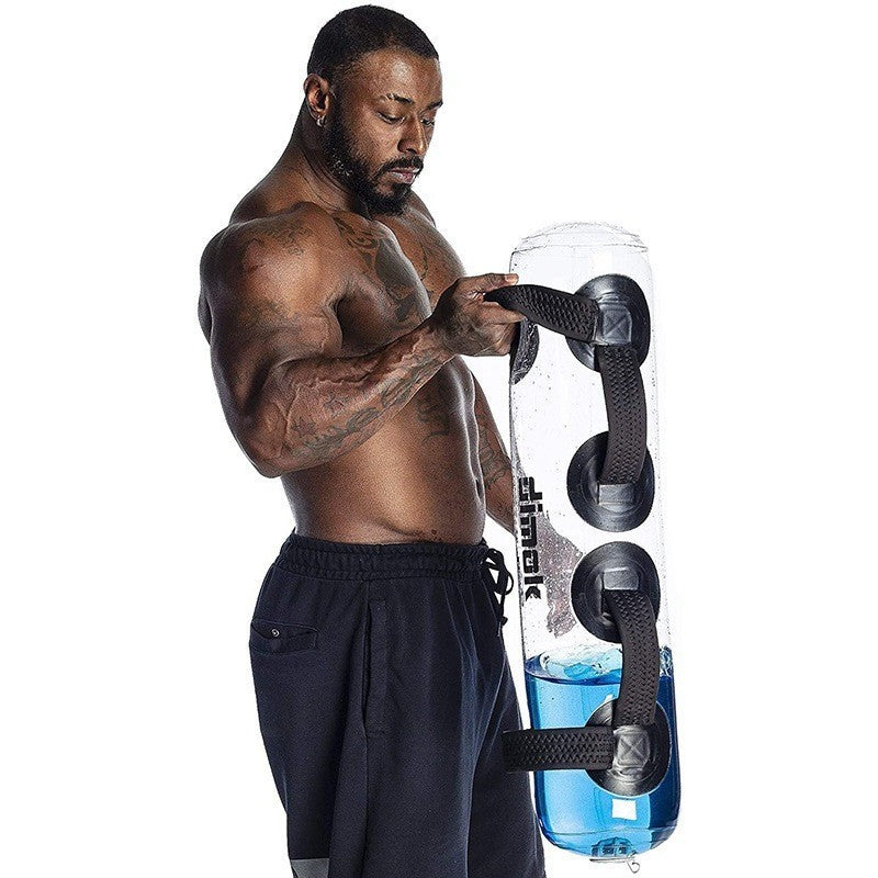 Transparent Cylindrical Weight-bearing Fitness Water Dumbbell Fitness Exercise Training Weightlifting Equipment 5351f3cd 8fb1
