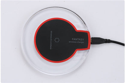 New Wireless Charging Dock Charger Crystal Round Charging Pad With Receiver For A-pple For Sanxing 5358441325 1584427610