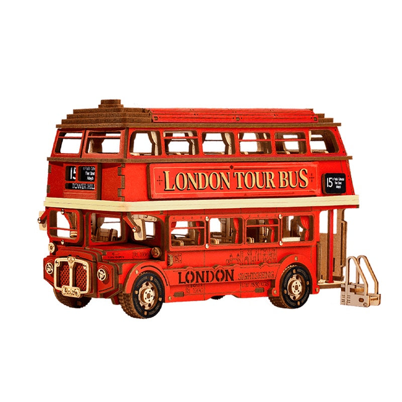 Rolife London Tour Bus Car 3D Wooden Puzzle Model Toy Teens Birthday Gift 5358bfb8 fb8e 4a9d 8f17 f1f330d6ff5e