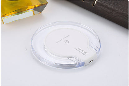New Wireless Charging Dock Charger Crystal Round Charging Pad With Receiver For A-pple For Sanxing 5359726893 1584427610
