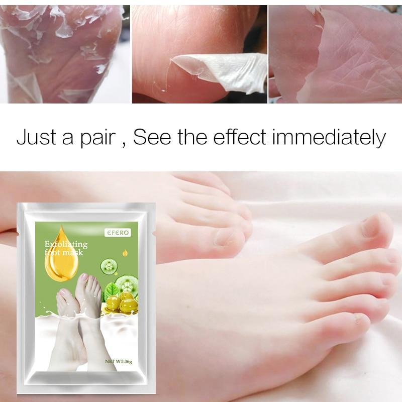Aloe Vera Foot Mask Peeling For Legs Feet Mask Exfoliating Socks Scrub For Pedicure Anti Crack Heel Remove Skin Foot Patch 53