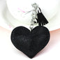Peach Heart Hot Rhinestone Leather Advertising Keychain 53627cd3 5703 4581 a71e 42113e91e2fa