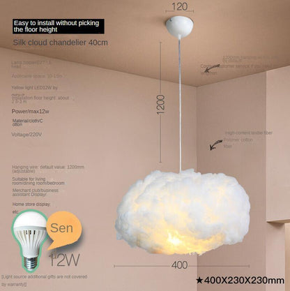 Cloud Chandelier Children's Clothing Store Creative Cotton Shape 53687c01 2eb8 45e9 b2a9 eca637ef6244