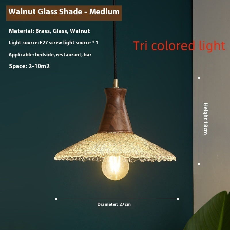 Retro Simple Restaurant And Cafe Xuan Brass Glass Chandelier 536b92e9 489c 44d9 8a05 743df959272a