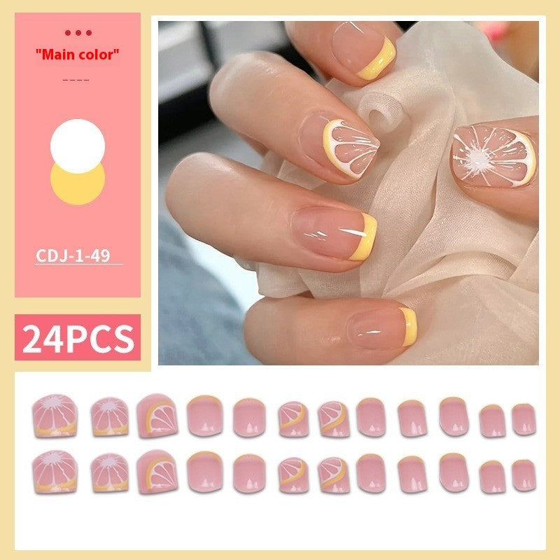 Women's European, American And French Style Pieces Fake Nail Patch 5377a214 0cf0 43fd a6ac 035d06ff89db trans