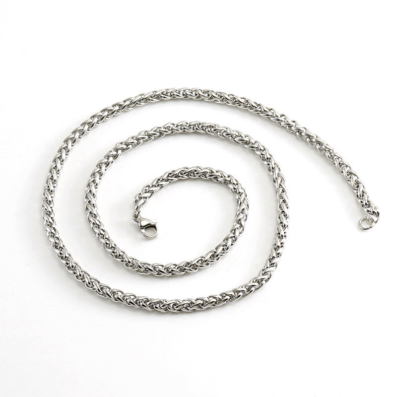 18K Gold Keel Chain Necklace Pendant Finished Chain Hip Hop - HD Wireless Product #7