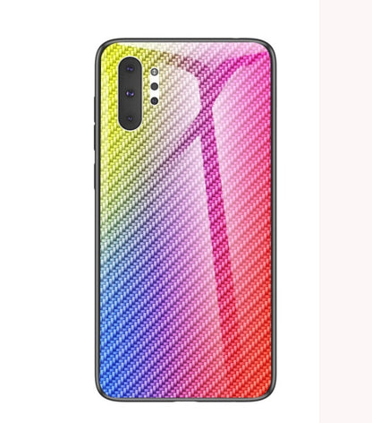 Phone case applies to A51 creative graded carbon fiber toughened glass A91 anti-fall protective case 538844320989