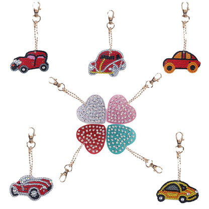 Creative DIY Cartoon Masonry Painting Keychain Pendant 5388eb5e d3dd 454a a84d 129223b18021