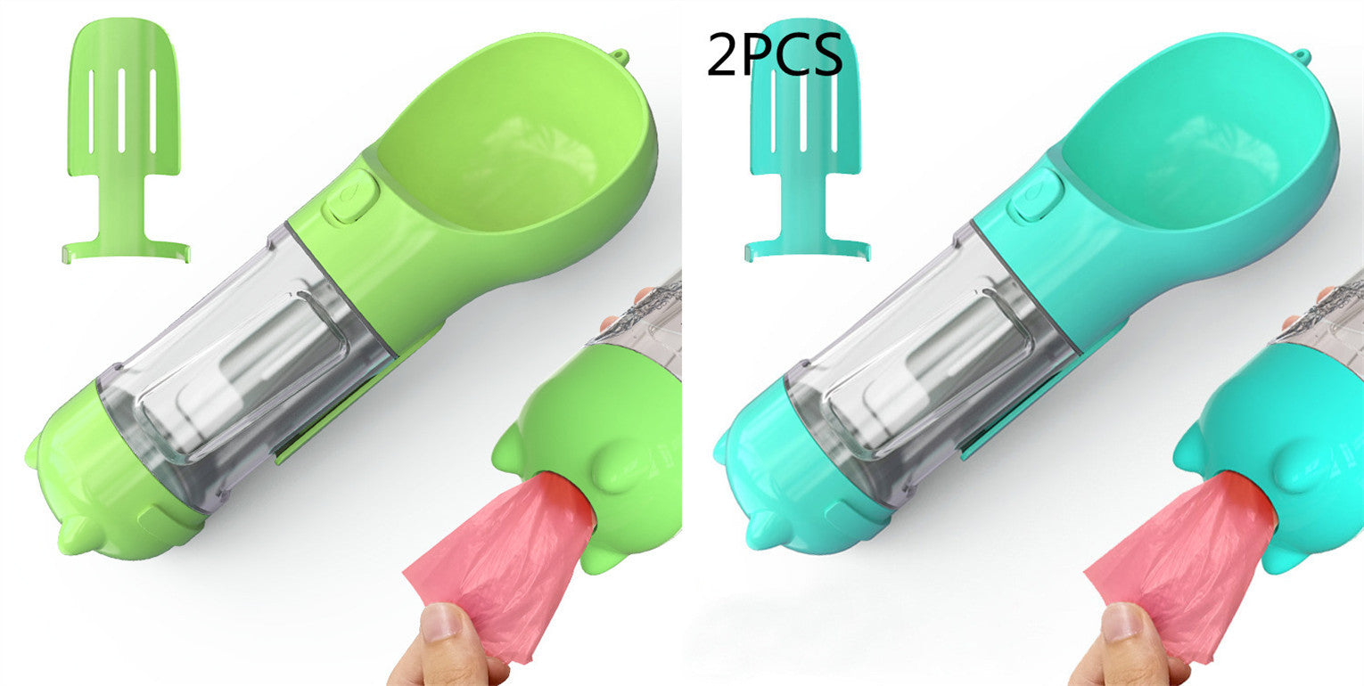 Pet Water Bottle Feeder Bowl Garbage Bag Storage Portable Pet Outdoor Travel 3 In 1 Dog Water Bottle 538f77c7 bfd2 4e91 a355 