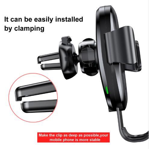 Gravity Bracket Wireless Charging Car Two-in-one Wireless Charging Bracket Charger 539395576317