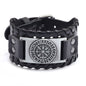 Men's wide leather bracelet 5395428993513