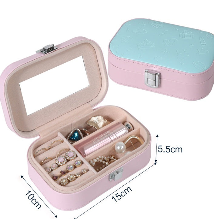 Jewelry Box Travel Cosmetic Storage Box 53985106078567
