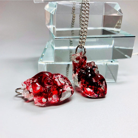 Flesh And Blood Heart Creative Necklace Pendant Heart Artwork 53a535b5 2eba 4828 bb71 466f535a99a1