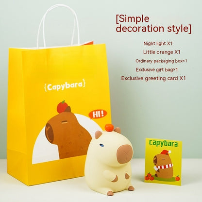 Cute Capabala Small Night Lamp Decoration For Girls Girlfriends Creative Practical Birthday Gift 53cef9ff 0253 4844 83b6 930e