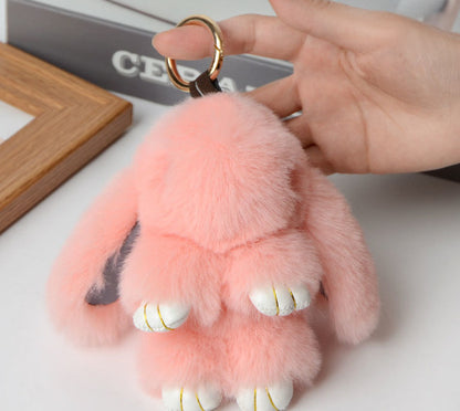 Fashionable Cotton Cute Rabbit Keychain Pendant 53cfc44a 69ce 424e 9697 716f177cb781