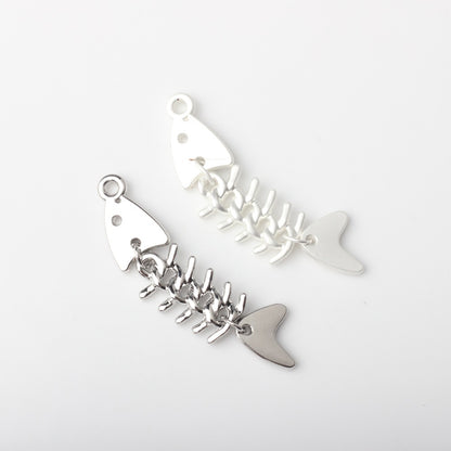 Creative Alloy Fishbone Small Pendant Diy Earrings Necklace Bracelet Jewelry Accessories 53d6d2cf 2912 43d6 906a 2416b8901b6e